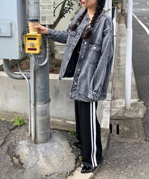 AS KNOW AS plus（アズノゥアズプラス）の「☆らくちんサイドライントラックパンツ（その他パンツ・レディース・ブラック/モカ/ネイビー・FREE）」の16枚目の写真