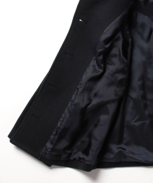 CASA FLINE（カーサフライン）の「【5th anniv.】【macoto×CASA FLINE】ウールコート（ステンカラーコート・レディース・アイボリー/ネイビー・FREE）」の13枚目の写真