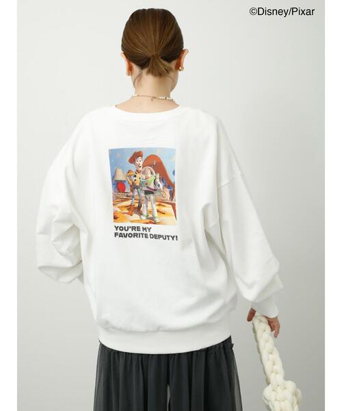 Lugnoncure(ルノンキュール)の「【TOY STORY】ウッディ/スウェット(Tシャツ/カットソー・レディース・グレー/オフホワイト・F)」の1枚目の写真