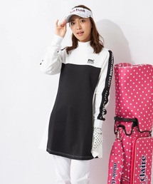 【marie claire:マリ.クレール】レディース ダンボールニットワンピース|UVカット / ストレッチ ゴルフ