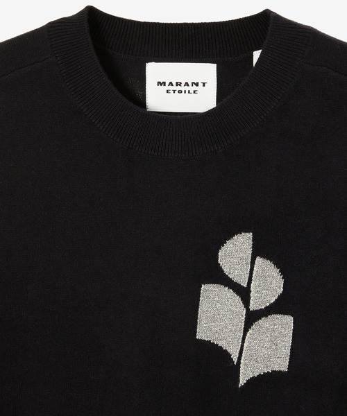 ISABEL MARANT(イザベルマラン)の「ワンポイントニット(ニット/セーター・レディース・ブラック×シルバー・36/34)」の3枚目の写真