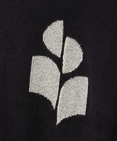 ISABEL MARANT(イザベルマラン)の「ワンポイントニット(ニット/セーター・レディース・ブラック×シルバー・36/34)」の4枚目の写真