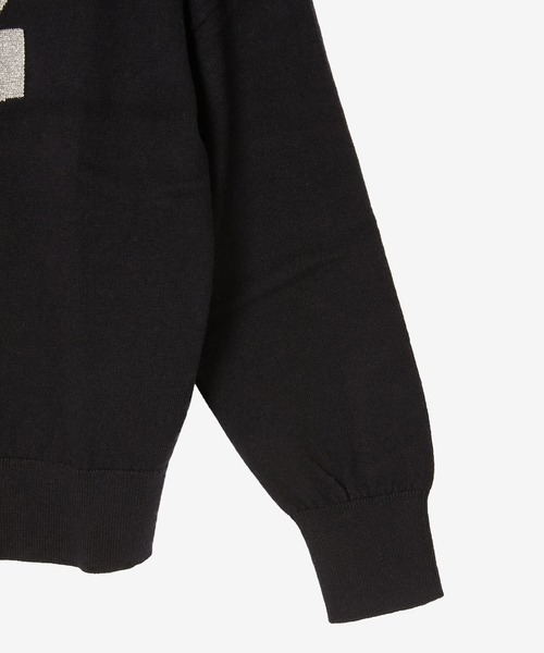 ISABEL MARANT(イザベルマラン)の「ワンポイントニット(ニット/セーター・レディース・ブラック×シルバー・36/34)」の5枚目の写真