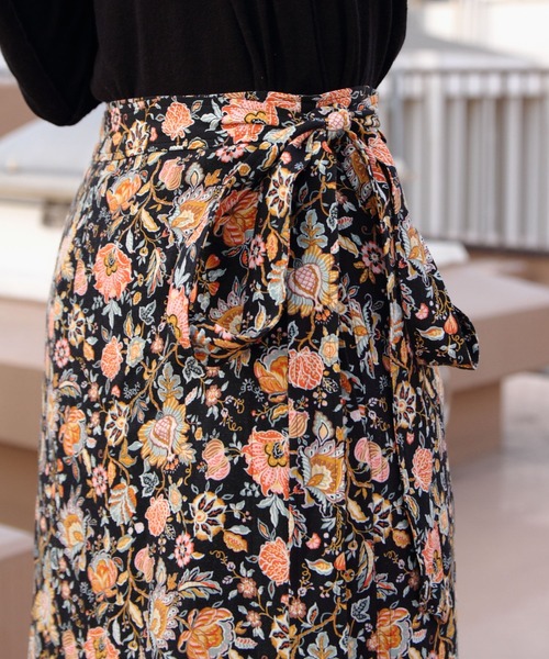 THE SHINZONE/シンゾーン　オリエンタルフラワースカート　oriental FLOWER SKIRT　24SMSSK05