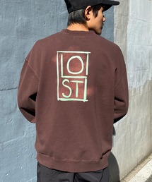 【ムラサキスポーツ別注】 lost/ロスト トレーナー スウェット バックプリント ブランドロゴ L23FW-B