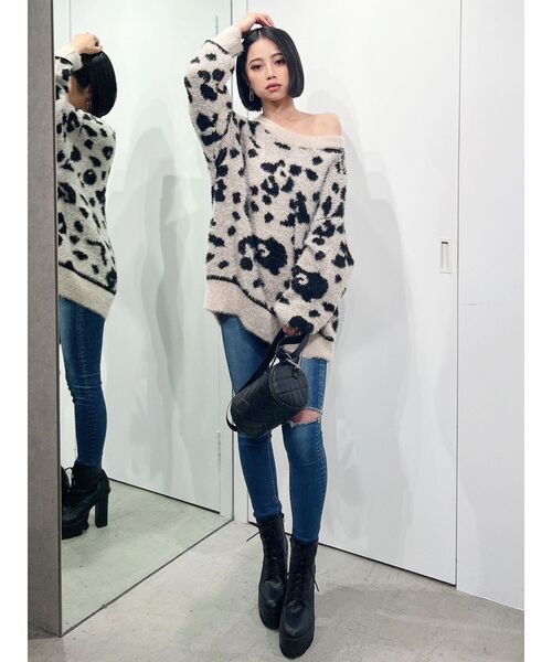 GYDA(ジェイダ)の「キルティング Cylinder バッグ(ハンドバッグ・レディース・ブラック/オフホワイト・FREE)」の14枚目の写真