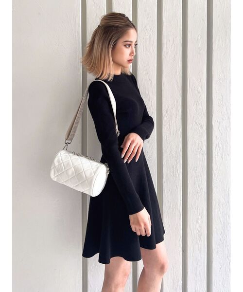 GYDA(ジェイダ)の「キルティング Cylinder バッグ(ハンドバッグ・レディース・ブラック/オフホワイト・FREE)」の15枚目の写真