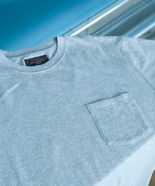 BEAMS PLUS(ビームスプラス)の「BEAMS PLUS / クルーネック Tシャツ(Tシャツ/カットソー・メンズ・サックスブルー/シルバー/オリーブ/グレー/イエロー/ピンク・XL/L/M/S)」の2枚目の写真