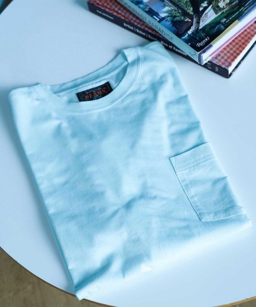 BEAMS PLUS(ビームスプラス)の「BEAMS PLUS / クルーネック Tシャツ(Tシャツ/カットソー・メンズ・サックスブルー/シルバー/オリーブ/グレー/イエロー/ピンク・XL/L/M/S)」の3枚目の写真