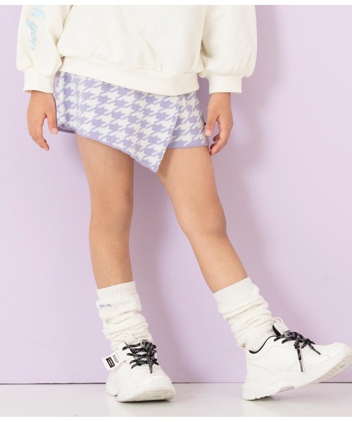 ANAP kids（アナップキッズ）の「千鳥柄ニットスカパン
