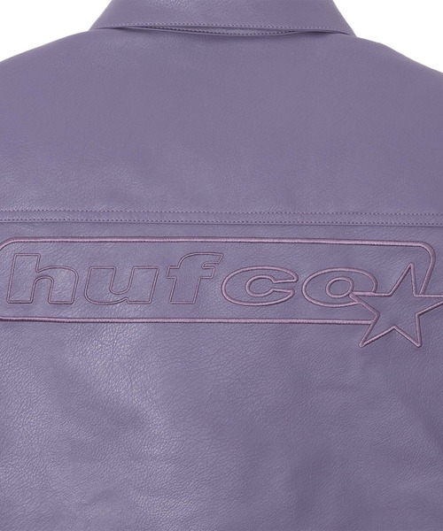 【HUF】レザージャケット　FRESHIES TRUCKER JACKET HUF（ハフ）の「FRESHIES TRUCKER JACKET / HUF トラッカー