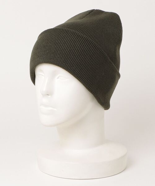 newhattan（ニューハッタン）の「【NEWHATTAN】プレーンニットキャップ NWHT-H0080 MURS（ニットキャップ/ビーニー・レディース・オレンジ/ライトピンク/ダークグリーン/レッド/オリーブ/ロイヤルブルー/バーガンディー/ダークグレー/ピンク/カーキ/ホワイト/ダークブラウン/スカイブルー/パープル/ネイビー/ブラック・FREE）」の6枚目の写真