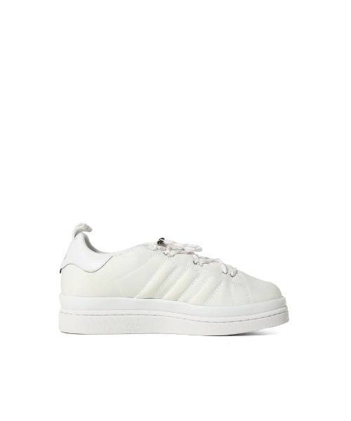 MONCLER（モンクレール）の「MONCLER CAMPUS LOW TOP SNEAKERS（スニーカー・メンズ・ホワイト/ブラック・26.5cm/26.0cm/27.5cm/25.0cm）」の4枚目の写真