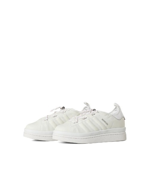 MONCLER（モンクレール）の「MONCLER CAMPUS LOW TOP SNEAKERS（スニーカー・メンズ・ホワイト/ブラック・26.5cm/26.0cm/27.5cm/25.0cm）」の7枚目の写真