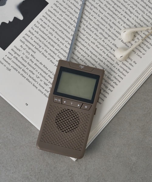 BIRTHDAY BAR(バースデイバー)の「Grandpa Radio グランパラジオ(生活家電・レディース・グレー/サンドベージュ・フリー)」の1枚目の写真