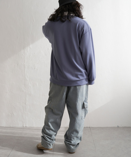 Red Cap Girl（レッドキャプガール）の「Red Cap Girl レッドキャップガール ダンボ−ルニットハーフジップ（ポロシャツ・メンズ・グレー/ブルー/ブラック/ホワイト・M/L）」の8枚目の写真