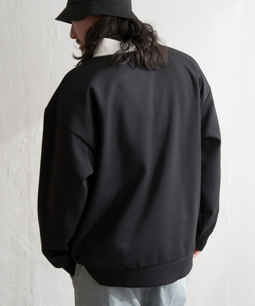 Red Cap Girl（レッドキャプガール）の「Red Cap Girl レッドキャップガール ダンボ−ルニットハーフジップ（ポロシャツ・メンズ・グレー/ブルー/ブラック/ホワイト・M/L）」の11枚目の写真