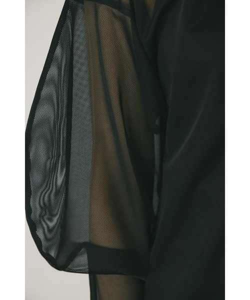 STYLEMIXER（スタイルミキサー）の「2ピースチュールトップ（シャツ/ブラウス・レディース・ベージュ/ブラック/ネイビー・FREE）」の13枚目の写真