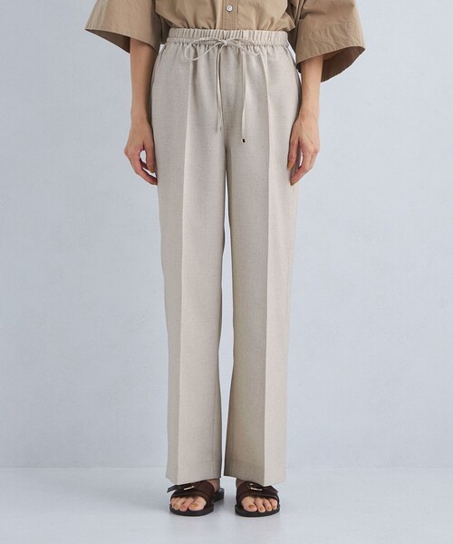 green label relaxing（グリーンレーベルリラクシング）の「【結論シリーズ】ニーハイフレアパンツ［size SHORT/TALLあり］（その他パンツ・レディース・モカ/イエロー/コバルトブルー/ネイビー/ナチュラル/ブラウン/ターコイズブルー・SHORT/34/36/38/40/TALL）」の19枚目の写真