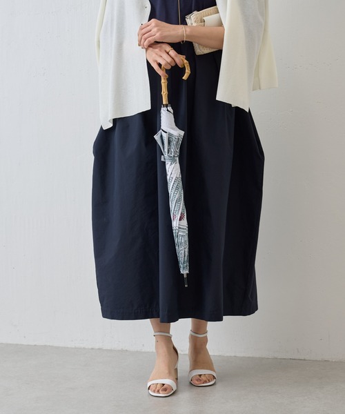 BEARDSLEY（ビアズリー）の「晴雨兼用ショート傘（版画）（長傘・レディース・グレー・FREE）」の12枚目の写真