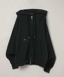 JEANASIS | ポイントロゴダメージZIPフーディ/104980(パーカー)