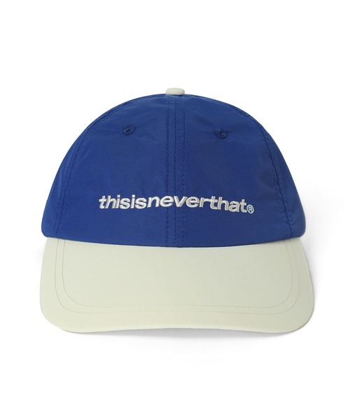 thisisneverthat（ディスイズネバーザット）の「SP-Logo Nylon Cap（キャップ・メンズ・ホワイト×ネイビー/モスグリーン/ホワイト×ブルー/ブラック・FREE）」の5枚目の写真