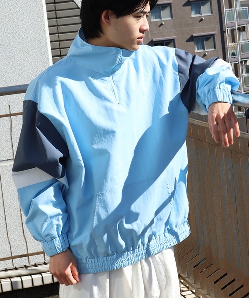 WESTSEA(ウエストシー)の「ナイロン アノラックパーカー(ブルゾン・メンズ・ネイビー/ブラック/サックスブルー/オフホワイト・M/L)」の4枚目の写真