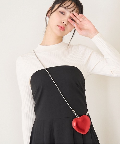 ROPE' PICNIC（ロペピクニック）の「ミニハートボールチェーンショルダーバッグ（ショルダーバッグ・レディース・シルバー/その他2/ゴールド・FREE）」の3枚目の写真