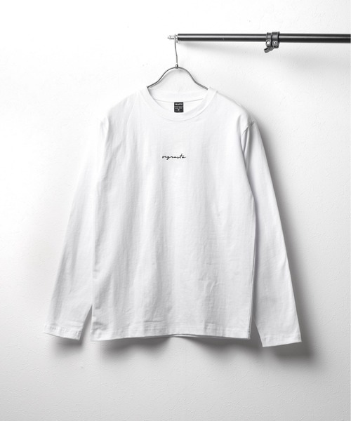 B.I.D.(ビーアイディー)の「《ミドルウェイト クルーネック刺繍ロングスリーブカットソー(Tシャツ/カットソー・レディース・ブラック/ミント/ホワイト・MEDIUM/LARGE)」の2枚目の写真