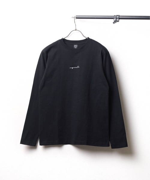 B.I.D.(ビーアイディー)の「《ミドルウェイト クルーネック刺繍ロングスリーブカットソー(Tシャツ/カットソー・レディース・ブラック/ミント/ホワイト・MEDIUM/LARGE)」の3枚目の写真