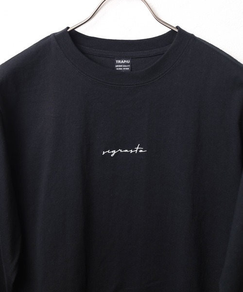 B.I.D.(ビーアイディー)の「《ミドルウェイト クルーネック刺繍ロングスリーブカットソー(Tシャツ/カットソー・レディース・ブラック/ミント/ホワイト・MEDIUM/LARGE)」の6枚目の写真