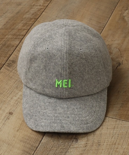 MEI（メイ）の「【MEI/メイ】MEI LOW CAP PILE/ロゴ刺繍パイルローキャップ（キャップ・メンズ・ホワイト/ライトブルー/ブラック/ライトピンク/グレー・FREE）」の3枚目の写真