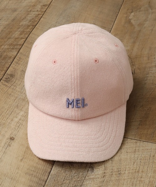 MEI（メイ）の「【MEI/メイ】MEI LOW CAP PILE/ロゴ刺繍パイルローキャップ（キャップ・メンズ・ホワイト/ライトブルー/ブラック/ライトピンク/グレー・FREE）」の5枚目の写真