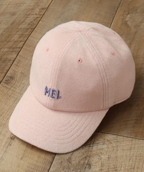 MEI（メイ）の「【MEI/メイ】MEI LOW CAP PILE/ロゴ刺繍パイルローキャップ（キャップ・メンズ・ホワイト/ライトブルー/ブラック/ライトピンク/グレー・FREE）」の11枚目の写真