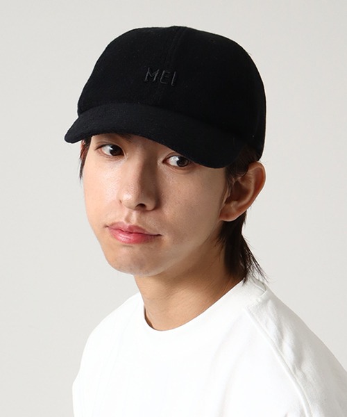 MEI（メイ）の「【MEI/メイ】MEI LOW CAP PILE/ロゴ刺繍パイルローキャップ（キャップ・メンズ・ホワイト/ライトブルー/ブラック/ライトピンク/グレー・FREE）」の17枚目の写真