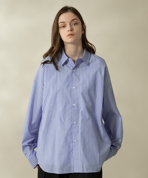 selle glant(セレグランテ)の「ASSORTED REGULAR COLLAR SHIRTS/アソートレギュラーカラーシャツ(シャツ/ブラウス・メンズ・ブルー/ブルー系/ナチュラル/オフホワイト・LARGE/MEDIUM/SMALL)」の4枚目の写真