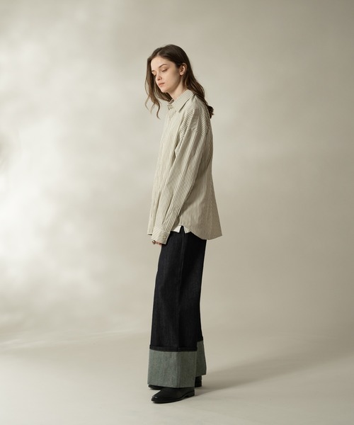selle glant(セレグランテ)の「ASSORTED REGULAR COLLAR SHIRTS/アソートレギュラーカラーシャツ(シャツ/ブラウス・メンズ・ブルー/ブルー系/ナチュラル/オフホワイト・LARGE/MEDIUM/SMALL)」の10枚目の写真