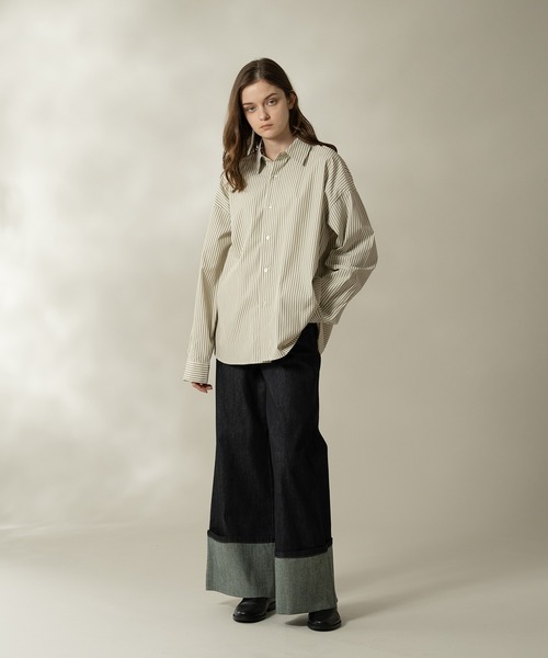 selle glant(セレグランテ)の「ASSORTED REGULAR COLLAR SHIRTS/アソートレギュラーカラーシャツ(シャツ/ブラウス・メンズ・ブルー/ブルー系/ナチュラル/オフホワイト・LARGE/MEDIUM/SMALL)」の9枚目の写真