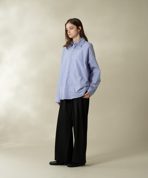selle glant(セレグランテ)の「ASSORTED REGULAR COLLAR SHIRTS/アソートレギュラーカラーシャツ(シャツ/ブラウス・メンズ・ブルー/ブルー系/ナチュラル/オフホワイト・LARGE/MEDIUM/SMALL)」の18枚目の写真