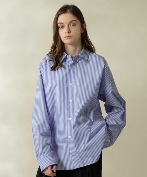 selle glant(セレグランテ)の「ASSORTED REGULAR COLLAR SHIRTS/アソートレギュラーカラーシャツ(シャツ/ブラウス・メンズ・ブルー/ブルー系/ナチュラル/オフホワイト・LARGE/MEDIUM/SMALL)」の13枚目の写真