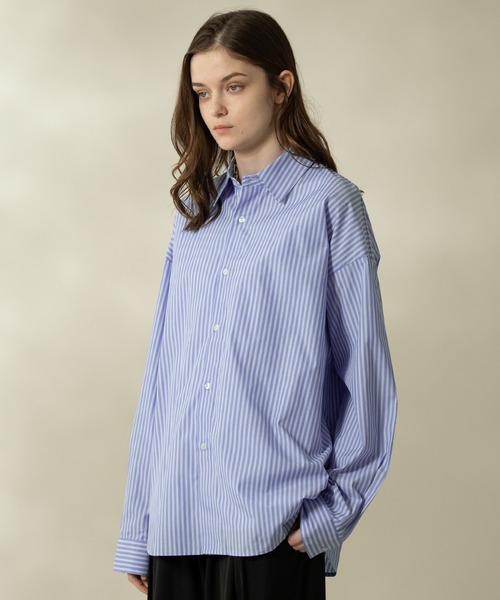 selle glant(セレグランテ)の「ASSORTED REGULAR COLLAR SHIRTS/アソートレギュラーカラーシャツ(シャツ/ブラウス・メンズ・ブルー/ブルー系/ナチュラル/オフホワイト・LARGE/MEDIUM/SMALL)」の14枚目の写真
