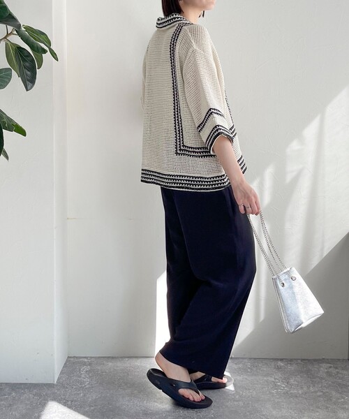 fredy emue（フレディエミュ）の「コットンレース刺繍シャツ（シャツ/ブラウス・レディース・ホワイト系その他/ブラック系その他・38）」の11枚目の写真