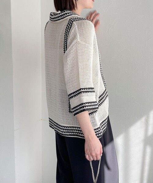 fredy emue（フレディエミュ）の「コットンレース刺繍シャツ（シャツ/ブラウス・レディース・ホワイト系その他/ブラック系その他・38）」の16枚目の写真