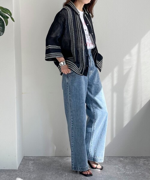 fredy emue（フレディエミュ）の「コットンレース刺繍シャツ（シャツ/ブラウス・レディース・ホワイト系その他/ブラック系その他・38）」の21枚目の写真