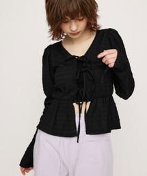 2WAY SWELLING JQ PUFF TOPS ツーウェイ スウェリング ジャガード パフ トップス