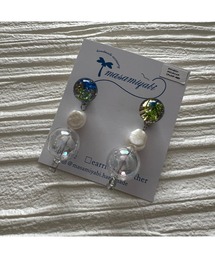 【masamiyabi】海シリーズ『藻』シャボンピアス(MA)