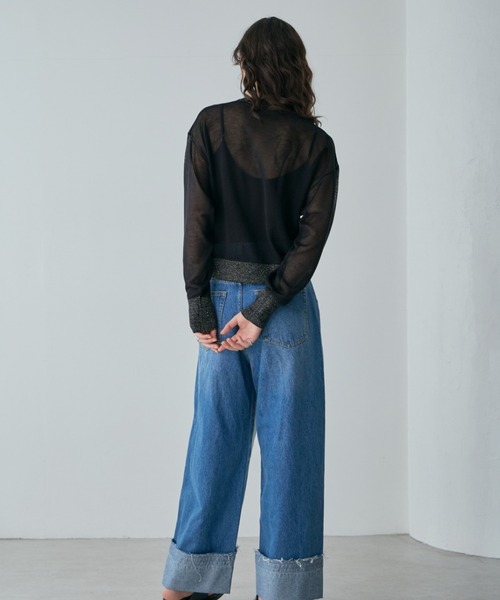 ROSE BUD(ローズバッド)の「エンブロイダリーシアーカーディガン(カーディガン/ボレロ・レディース・ホワイト系その他/グリーン/ブラック・FREE)」の20枚目の写真