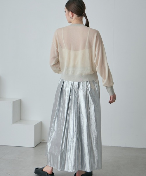 ROSE BUD(ローズバッド)の「エンブロイダリーシアーカーディガン(カーディガン/ボレロ・レディース・ホワイト系その他/グリーン/ブラック・FREE)」の17枚目の写真