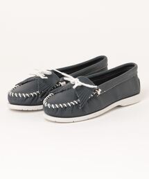 Minnetonka（ミネトンカ）の「/ミネトンカ MINNETONKA/モカシン アンビーデッド レザー UNBEADED LEATHER MOC レディース（モカシン/デッキシューズ）」