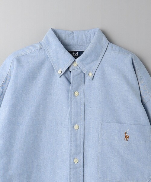 POLO RALPH LAUREN（ポロ ラルフ ローレン）の「＜POLO RALPH LAUREN＞ ビッグフィット  シャツ（シャツ/ブラウス・メンズ・その他1/ホワイト/ライトブルー・L/M/S）」の7枚目の写真